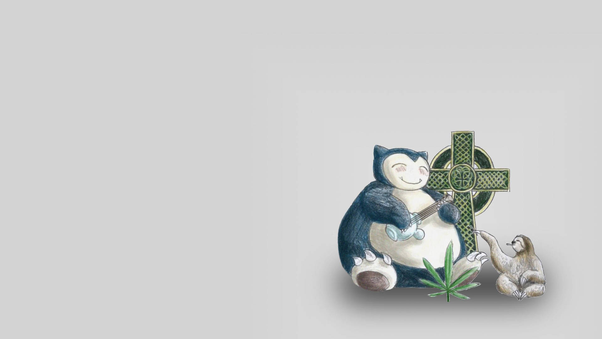 Powerfully chill, Snorlax is the ultimate Zen master. Wallpaper