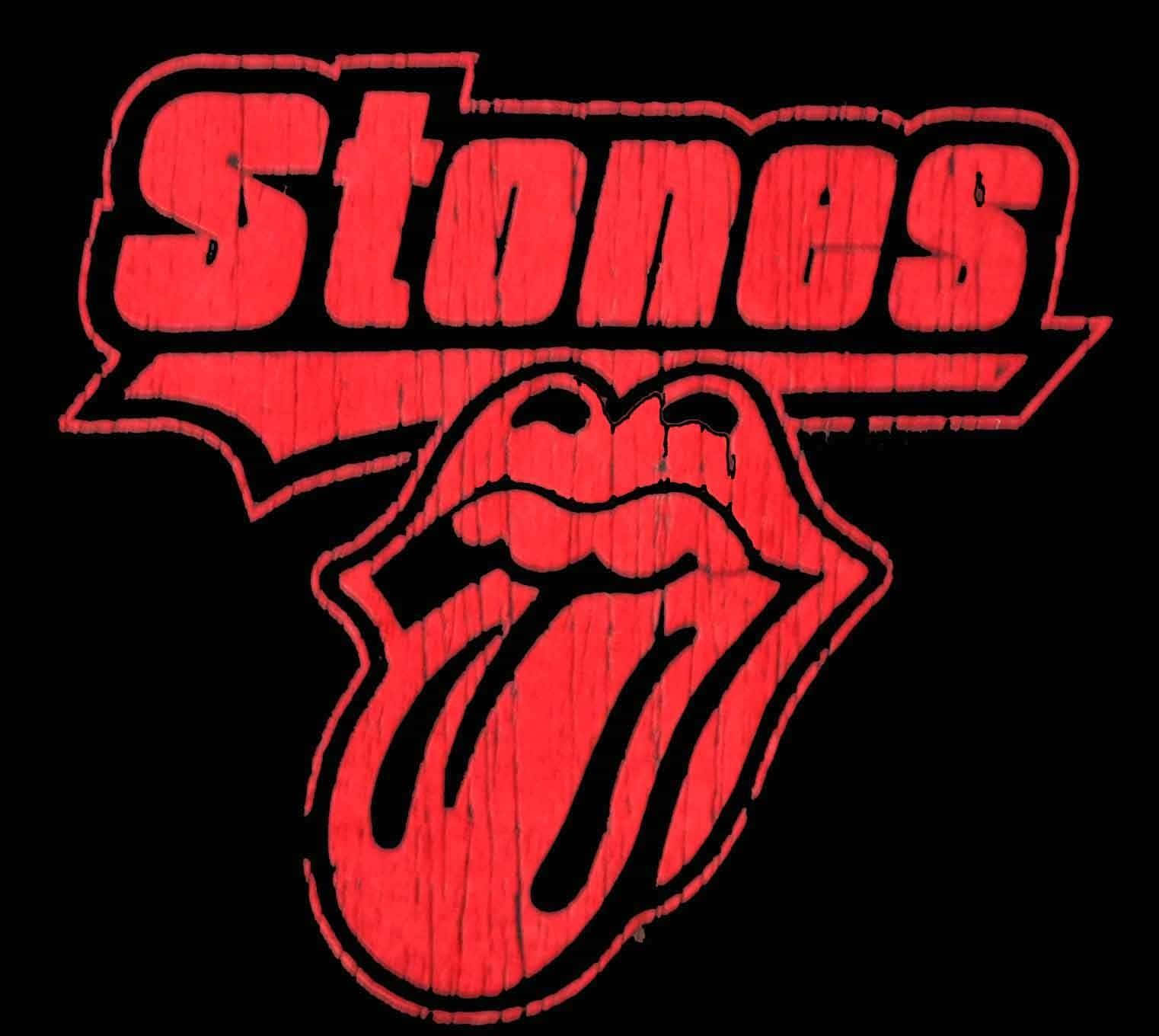Stones Tongue Out Logo Wallpaper