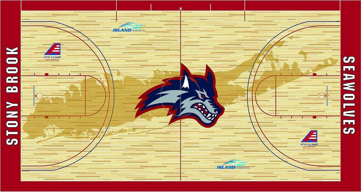Stony Brook University Basketball Court Wallpaper