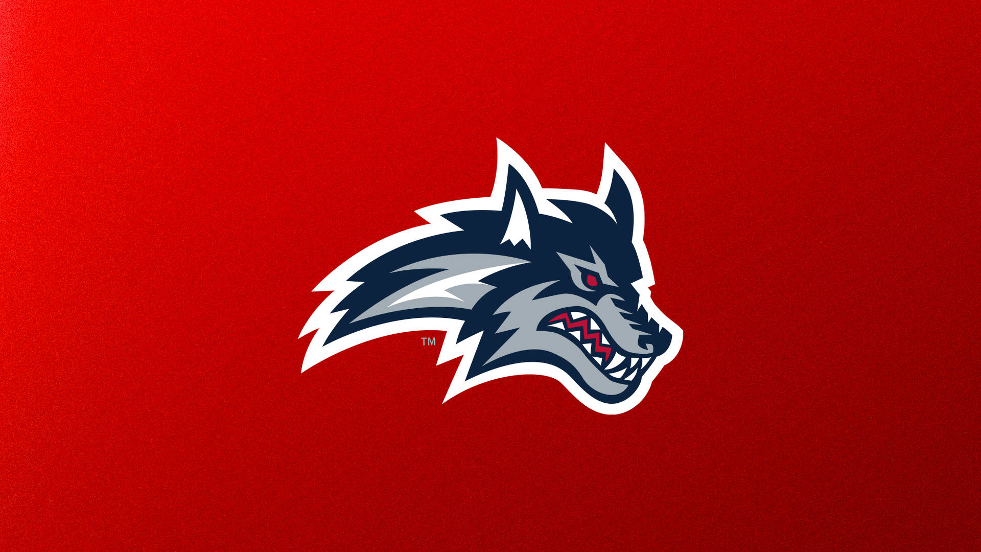 Stony Brook University Seawolves Logo Red Wallpaper
