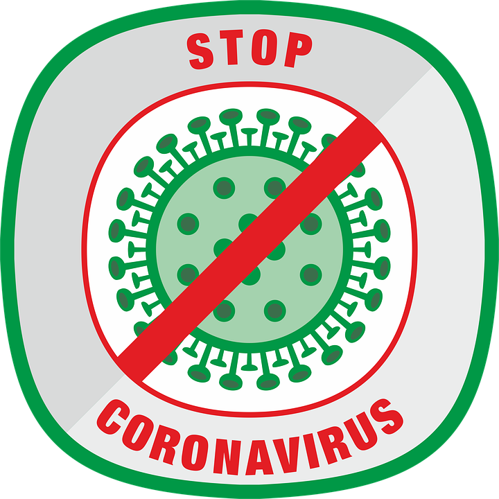 Stop Coronavirus Sign Graphic PNG