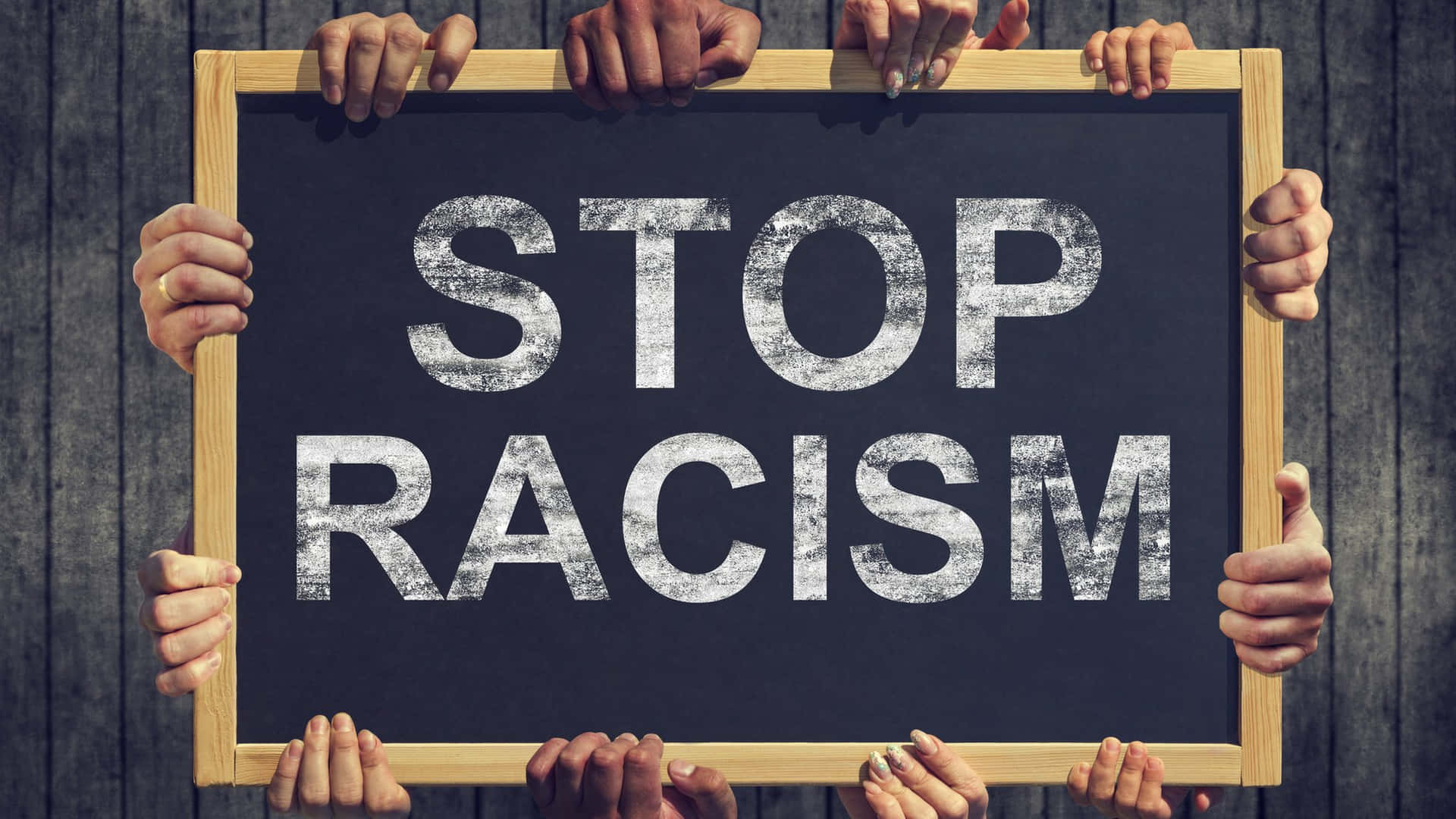 Stop Racism Sign Wallpaper