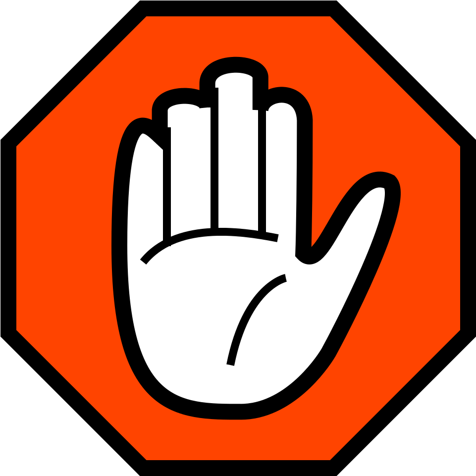 Stop Sign Hand Symbol PNG