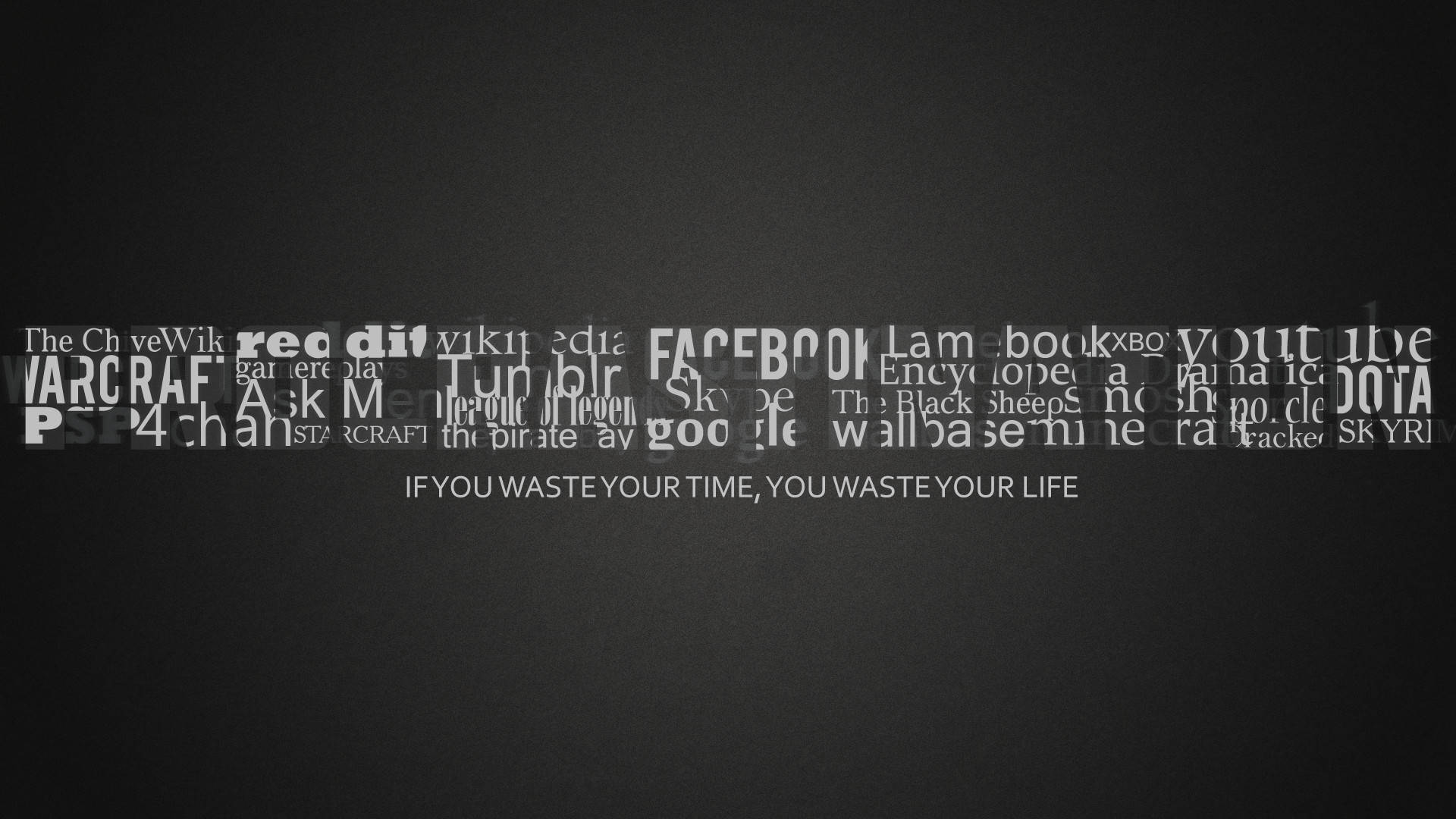 Stop Wasting Time Motivational Quotes Wallpaper