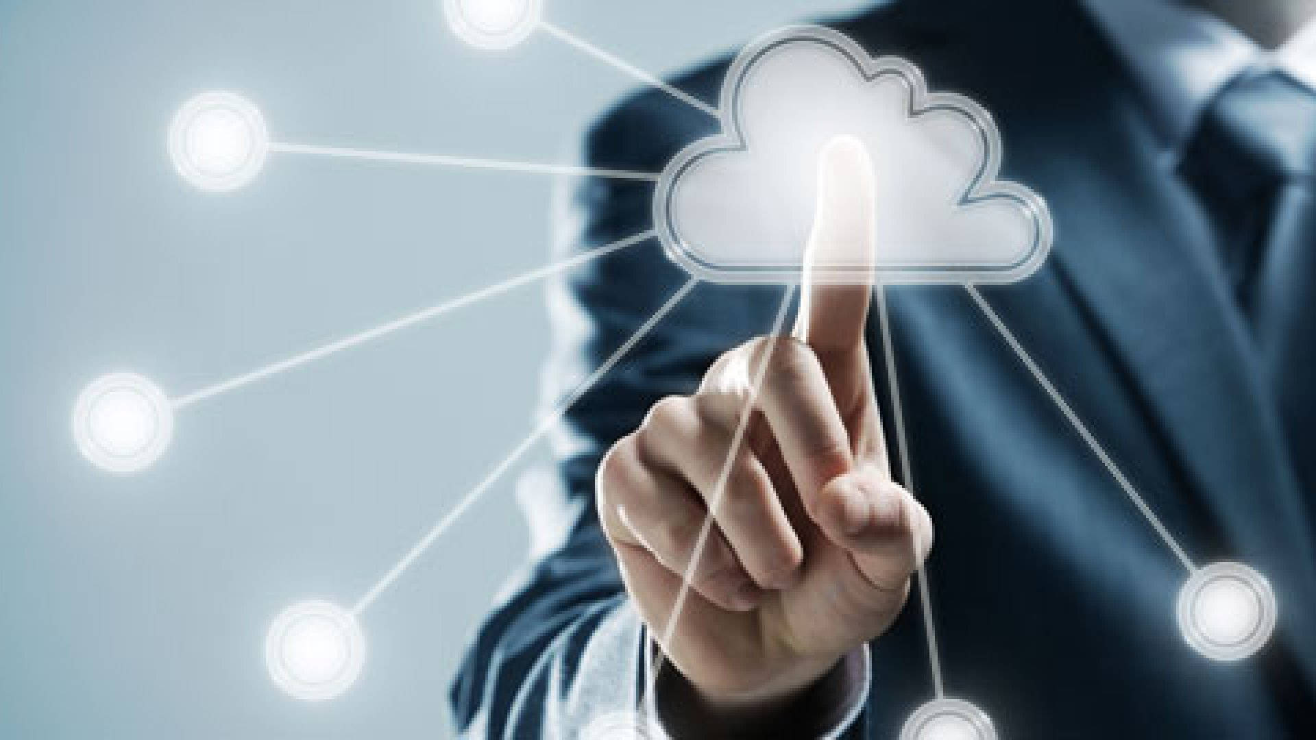 Storage Cloud Digital Server Background