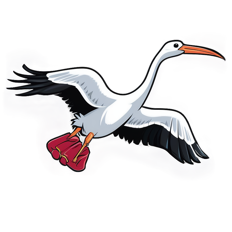 Stork Bird Delivery Png 29 PNG