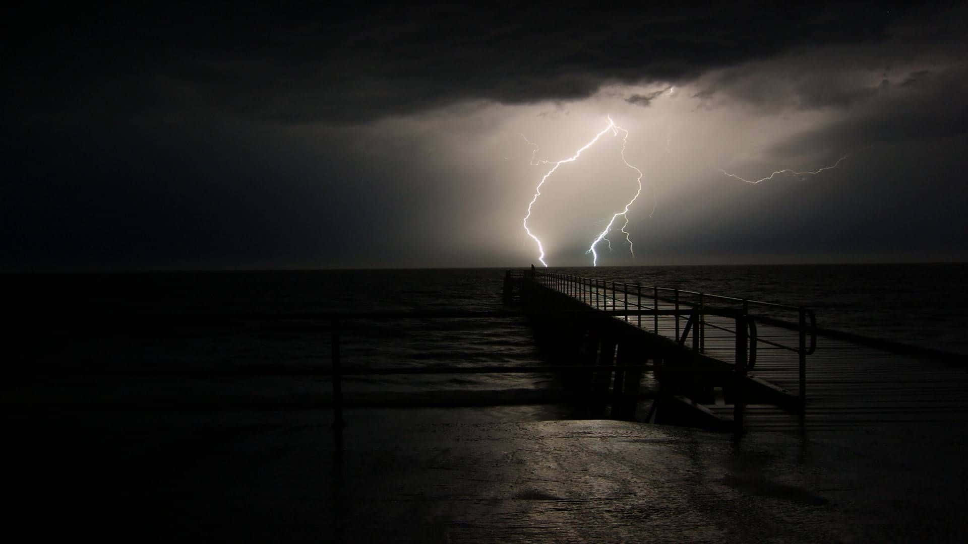 Farligafarvatten Framöver - Hotfulla Stormmoln Närmar Sig.