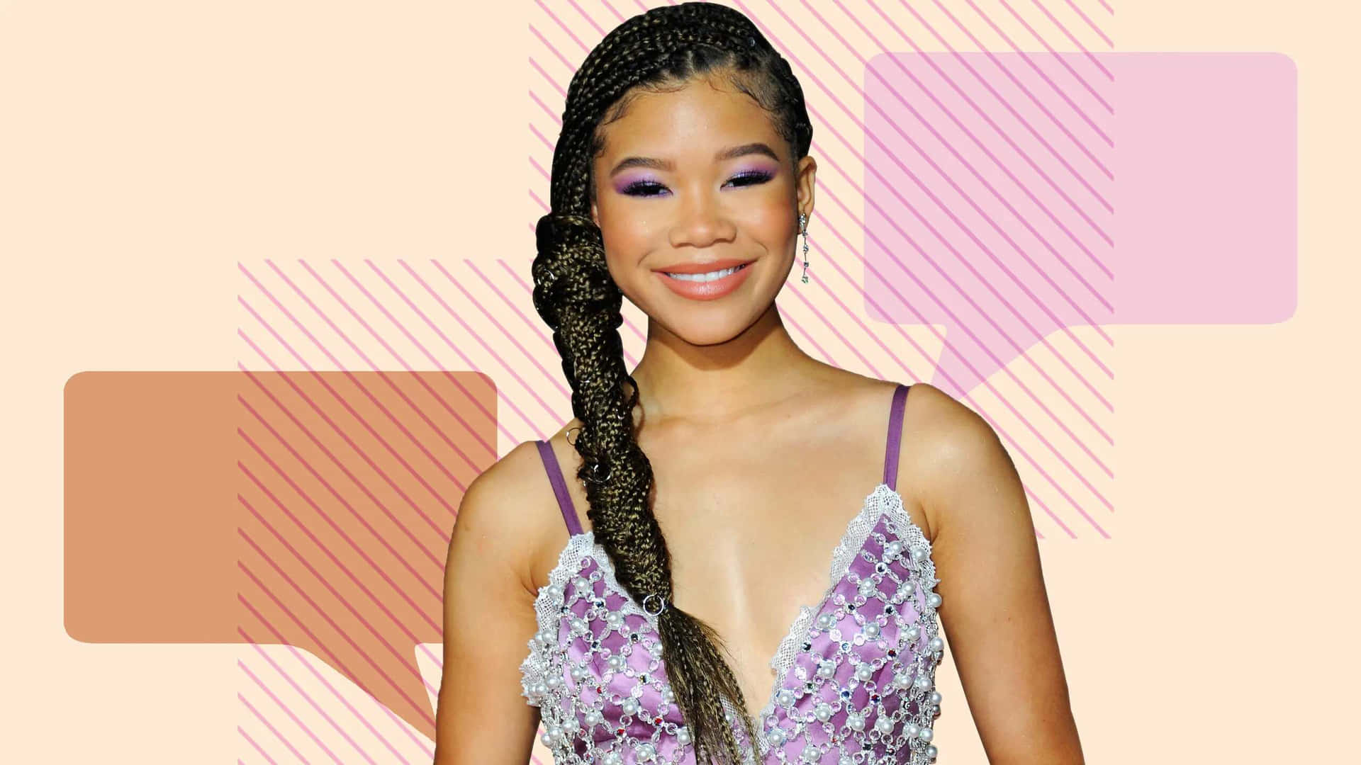 Storm Reid Elegant Event Look Wallpaper