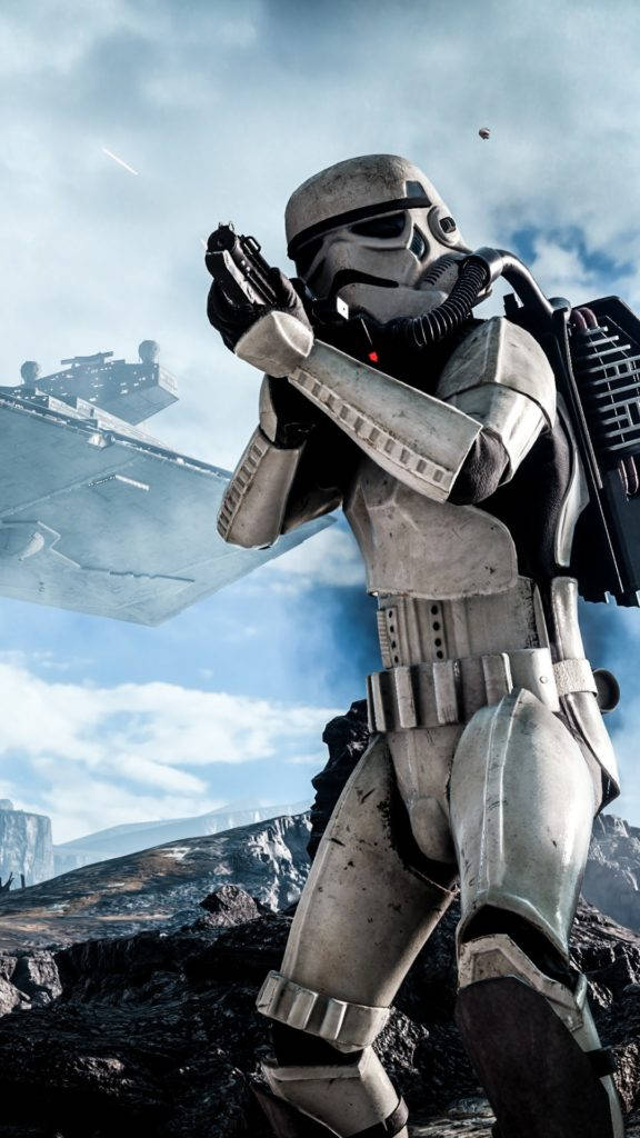 Storm Trooper Blaster Rifle Star Wars Iphone Wallpaper
