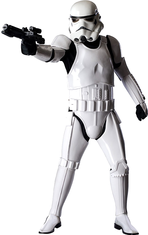 Stormtrooper Action Pose PNG