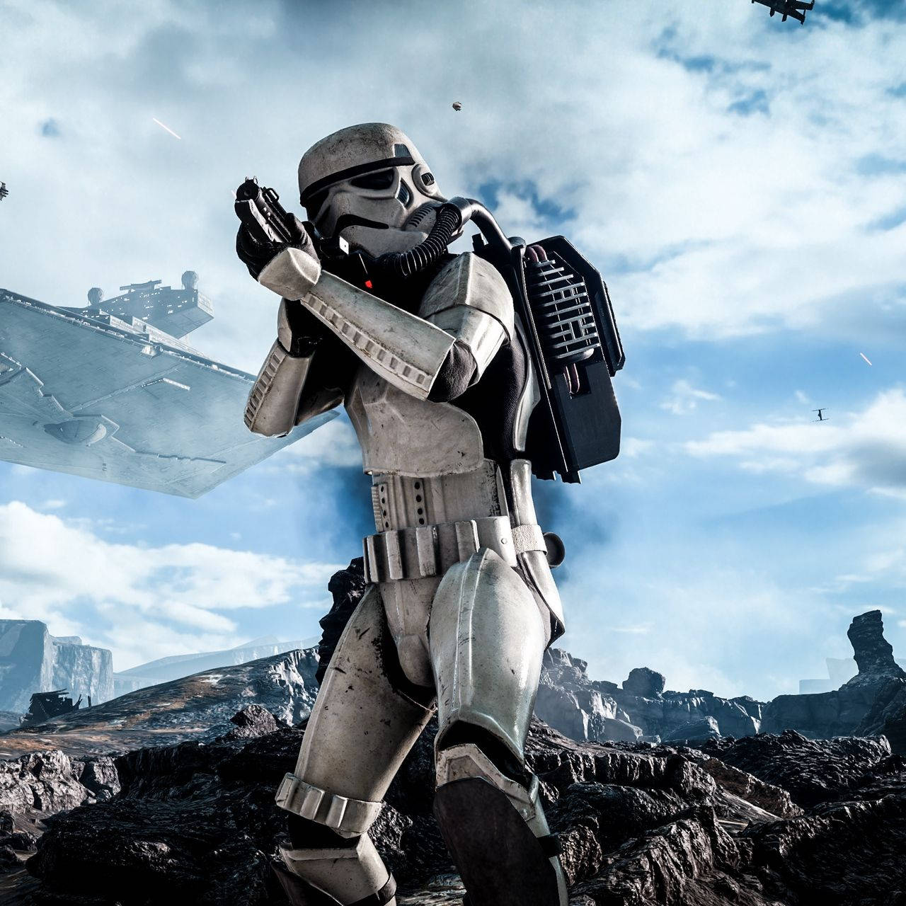 Stormtrooper Battlefront Star Wars Tablet Wallpaper