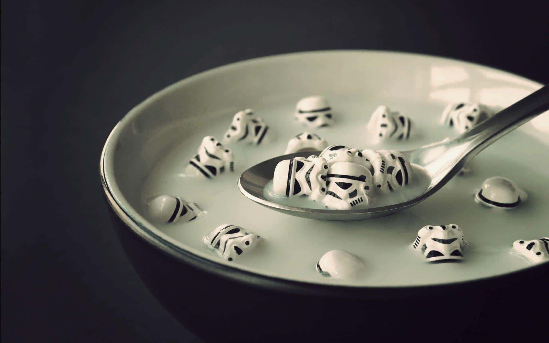 Stormtrooper Cereal Spoon Wallpaper