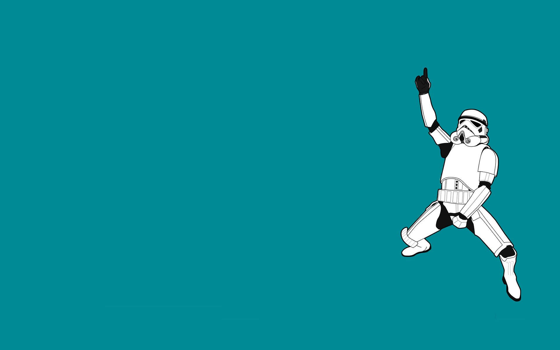 The Stormtrooper Who Dance Like No One’s Watching Wallpaper