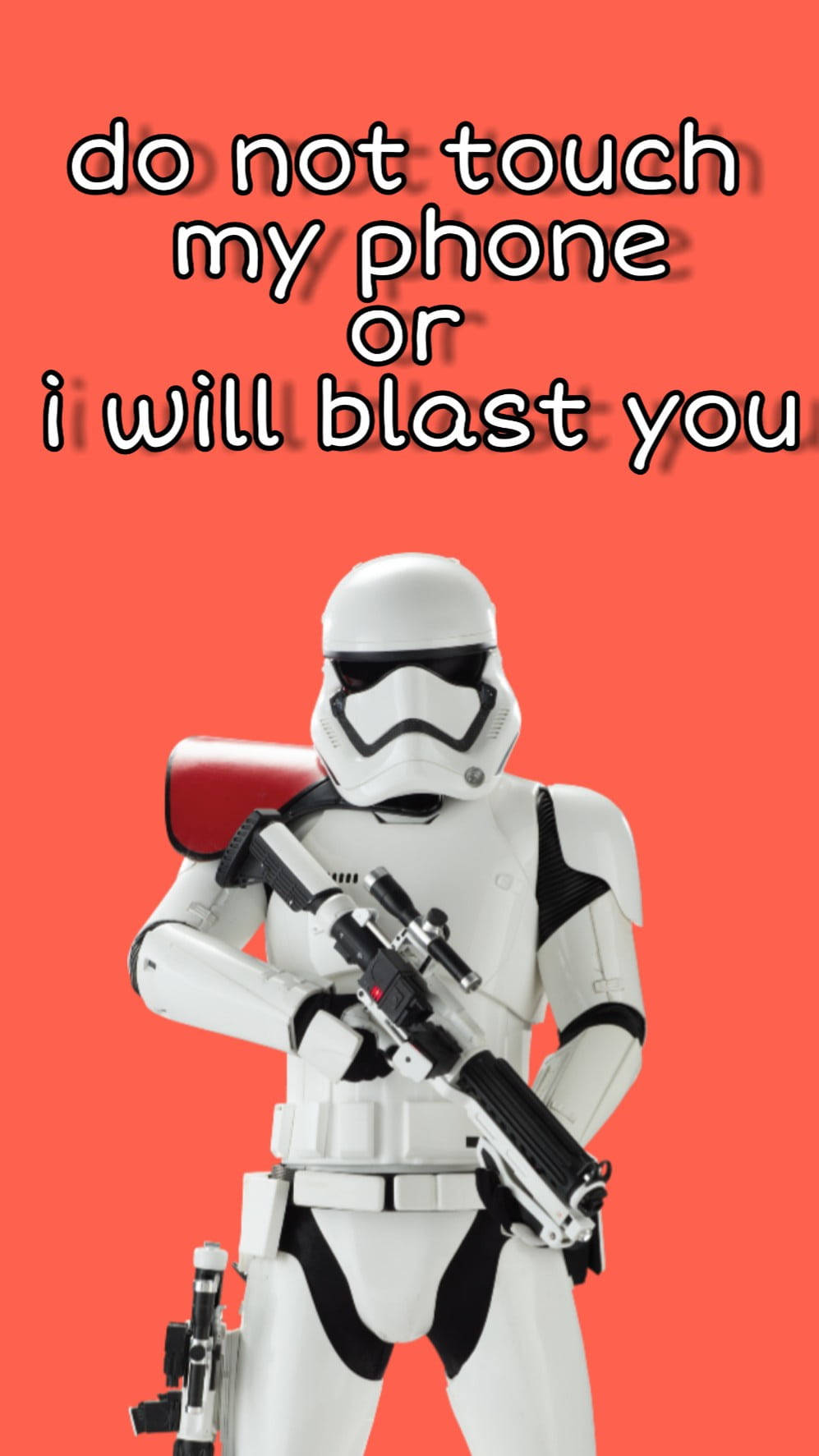 Stormtrooper Funny Get Off My Phone