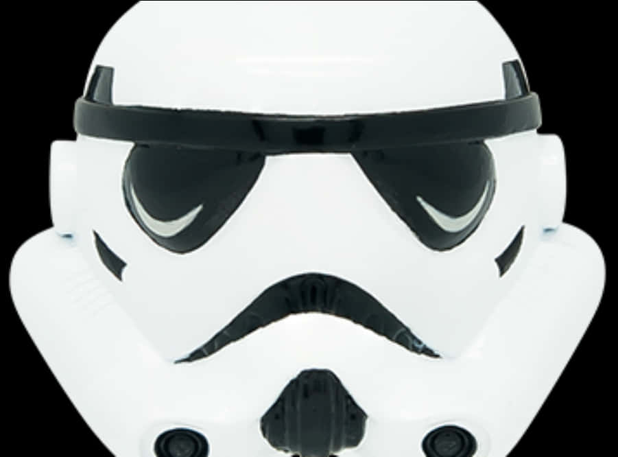 Stormtrooper Helmet Close Up PNG