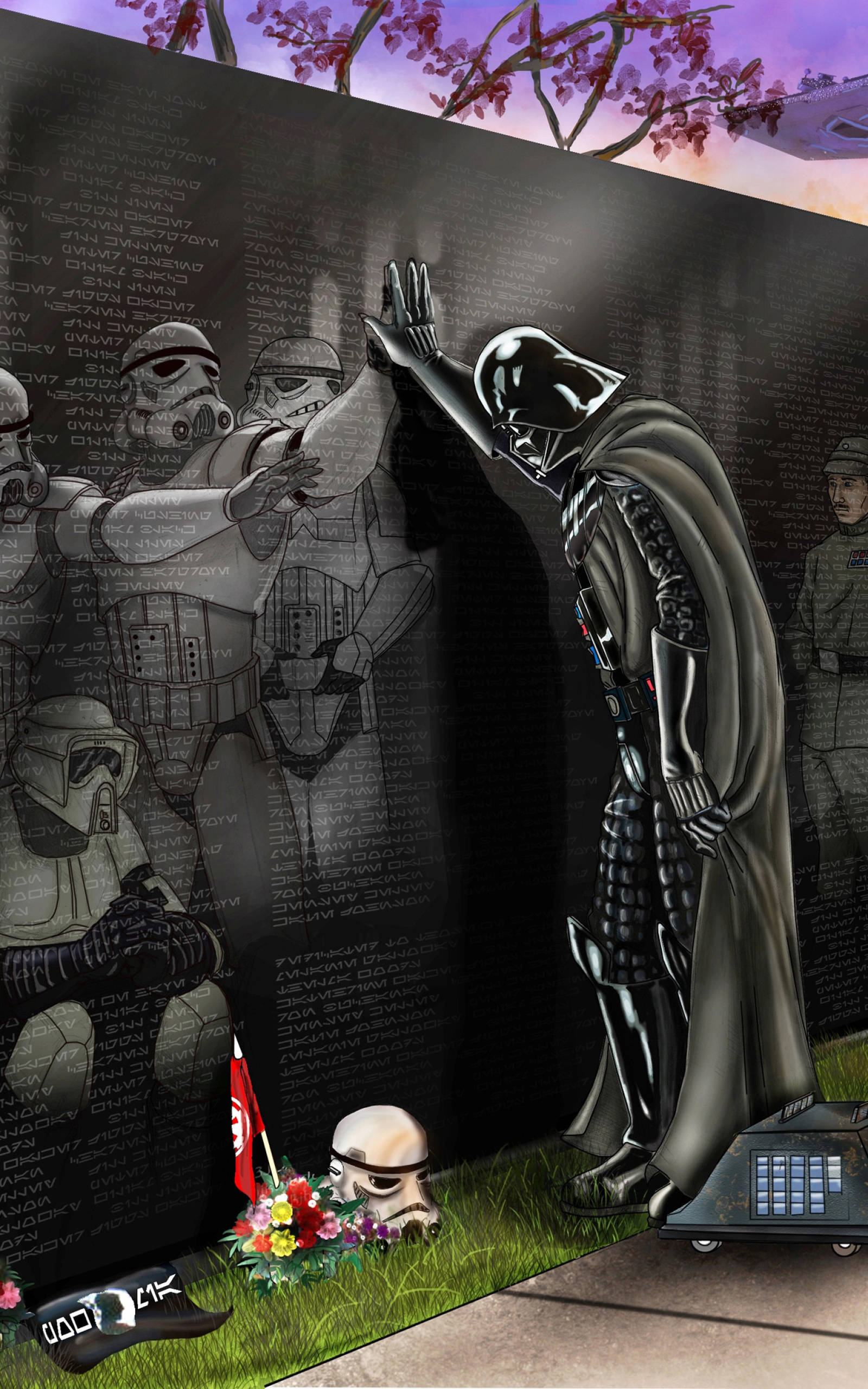 Stormtrooper Memorial Star Wars Tablet Wallpaper