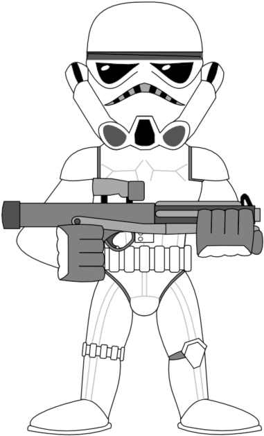 Stormtrooper Ready Position PNG