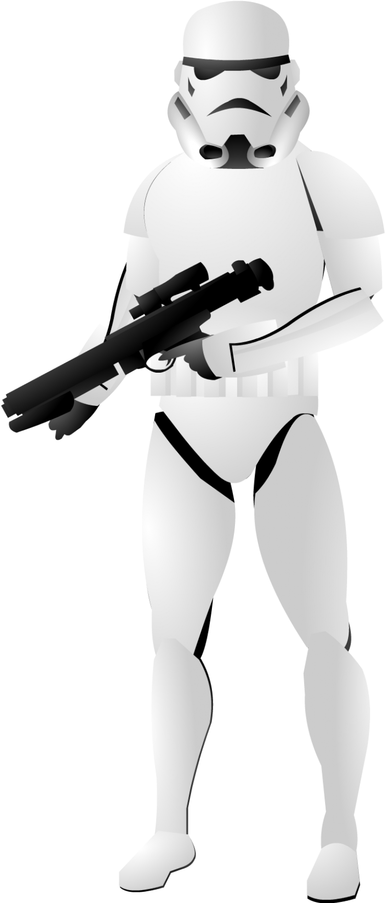 Stormtrooper_ Ready_ For_ Action PNG