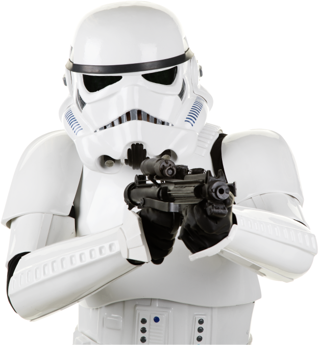 Download Stormtrooper_ Ready_for_ Battle | Wallpapers.com