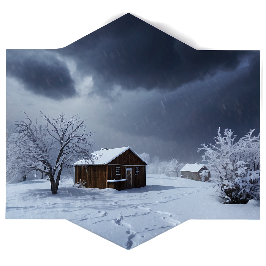 Stormy Blizzard Scene Png 62 PNG