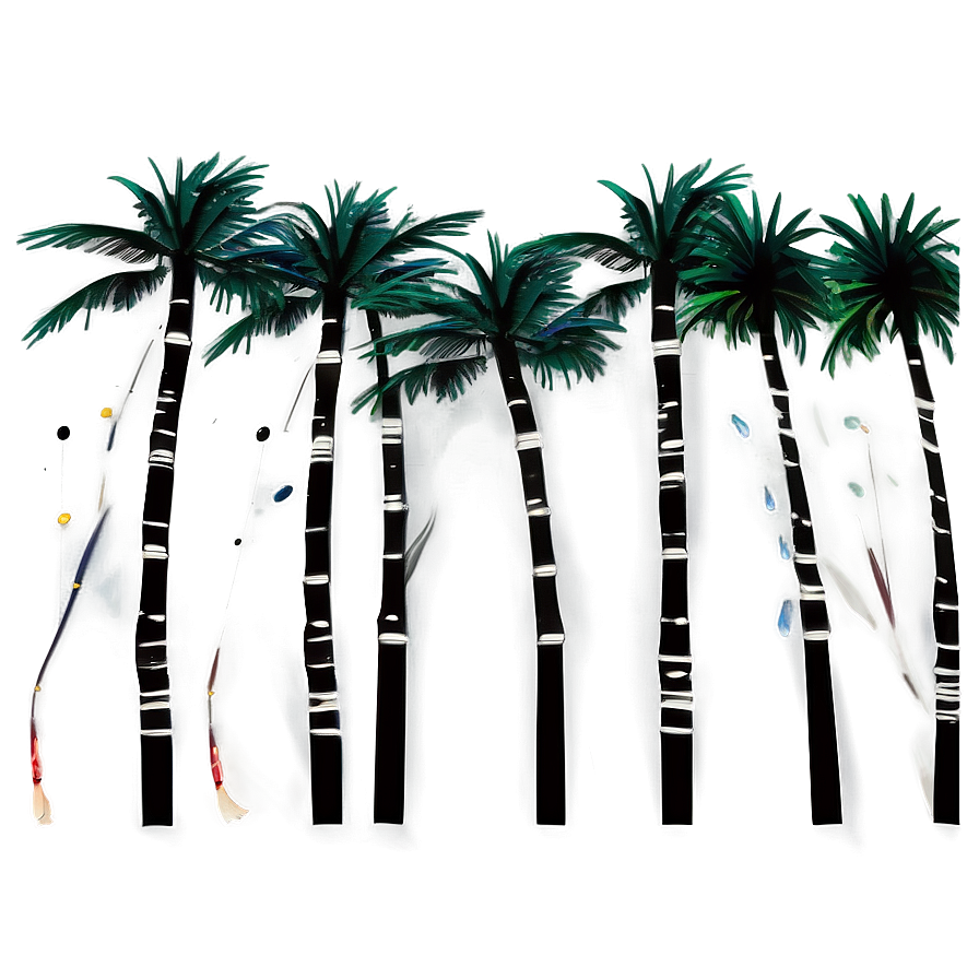 Stormy Sky Palms Png Swh PNG