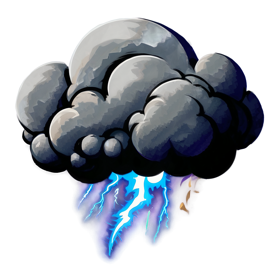 Stormy Thunder Cloud Png Wid PNG