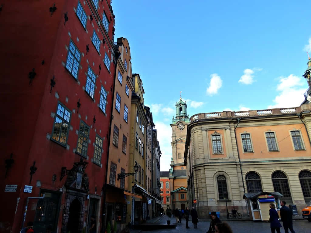 Stortorget Stockholm Gamla Stan Route Wallpaper