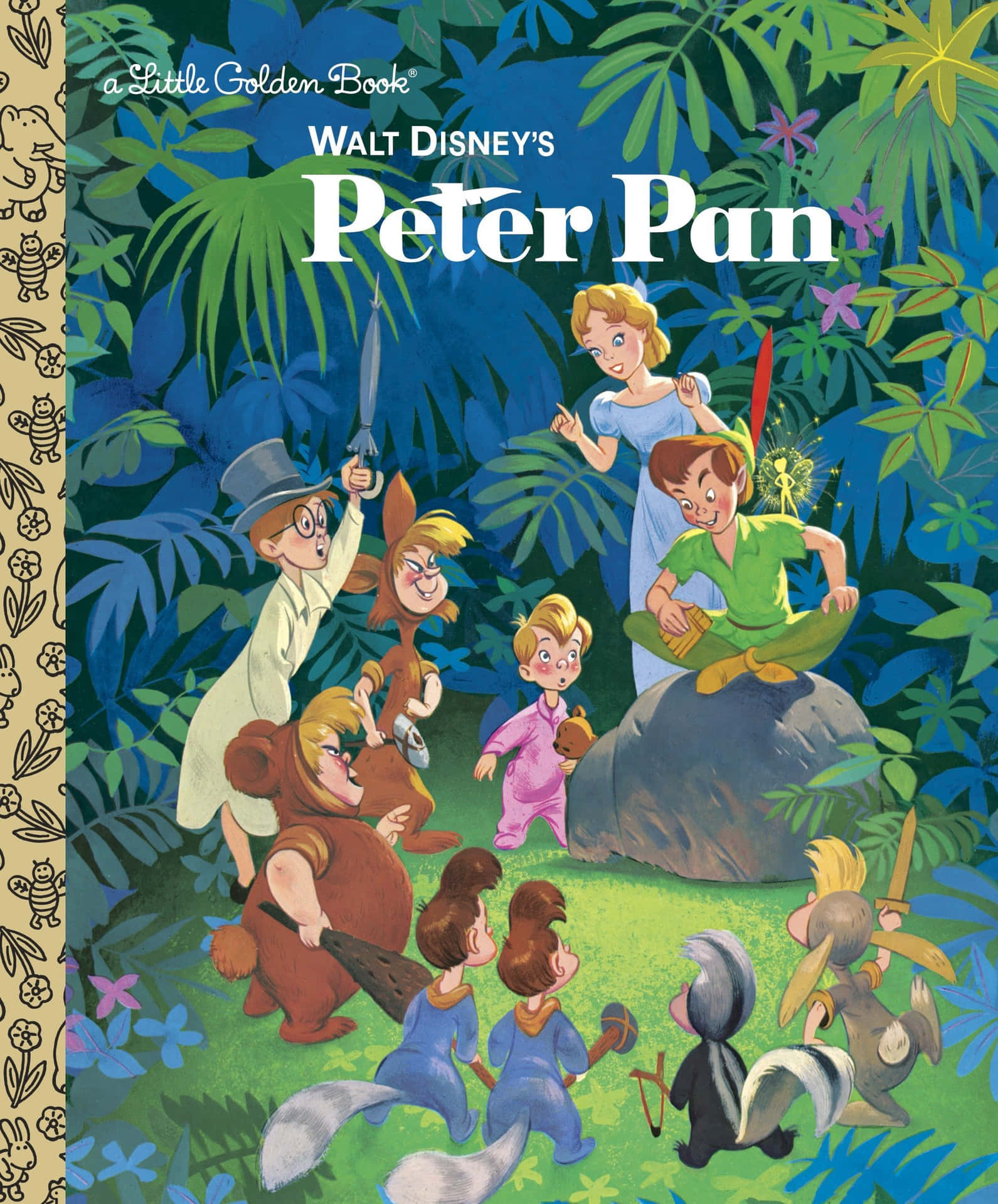 Peter Pan And Friends In The Jungle