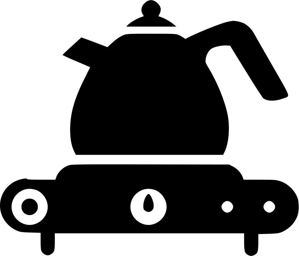 Stovetop Kettle Silhouette PNG