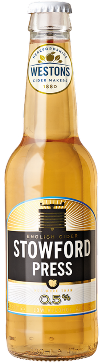Stowford_ Press_ Low_ Alcohol_ Cider_ Bottle PNG