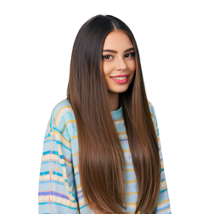 Straight Girl Hair Png Pry81 PNG