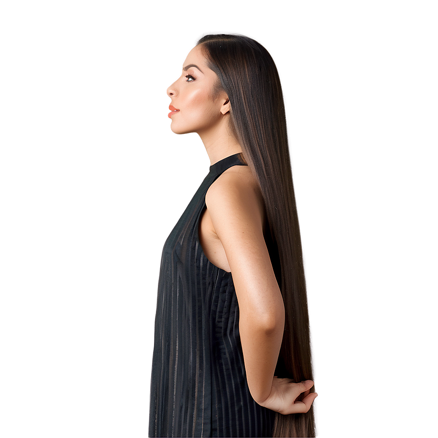 Download Straight Long Hair Sleek Png 33 | Wallpapers.com