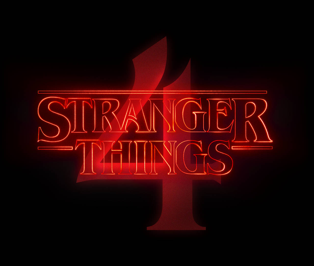 Stranger Things 4 Logo Wallpaper