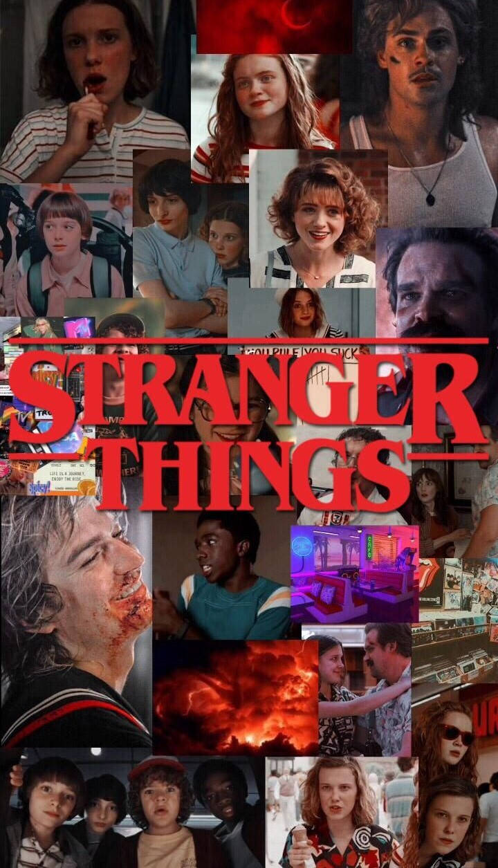 Estéticade Stranger Things - Levántate Hacia Una Nueva Aventura Fondo de pantalla