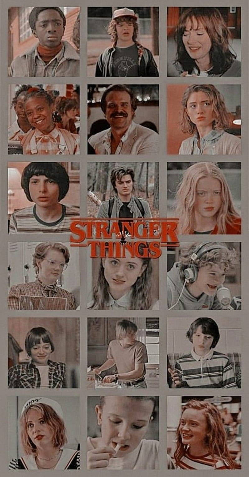 Get lost in a world of adventure, mystery and strange happenings with Stranger Things Aesthetic Wallpaper