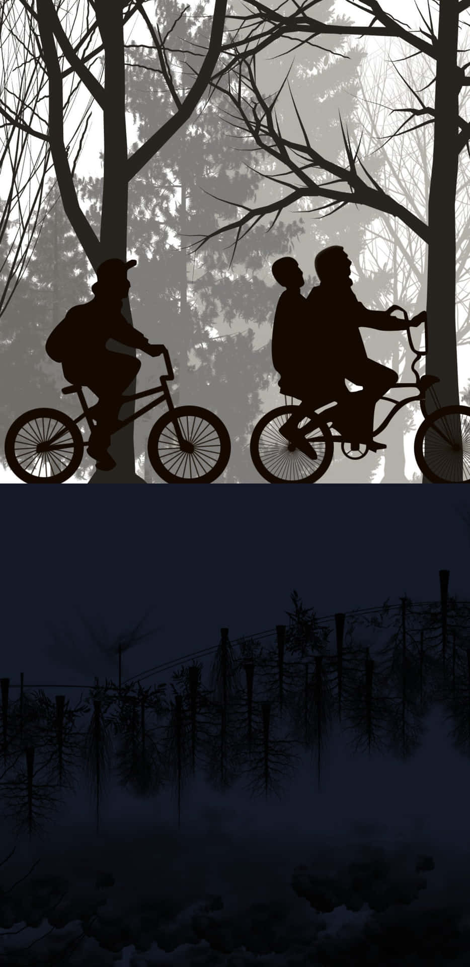 Cruise the Streets of Hawkins on an Iconic Stranger Things Bike Wallpaper