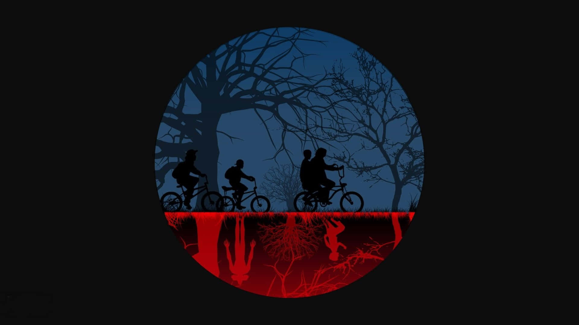 Ride Like Mike and Get Lost in Stranger Things Wallpaper