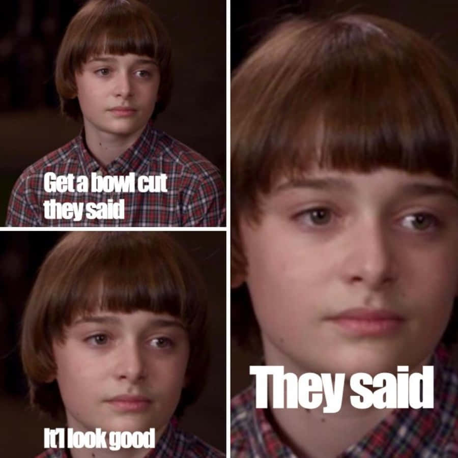 Will Byers Bowl Cut Stranger Things Funny Picture