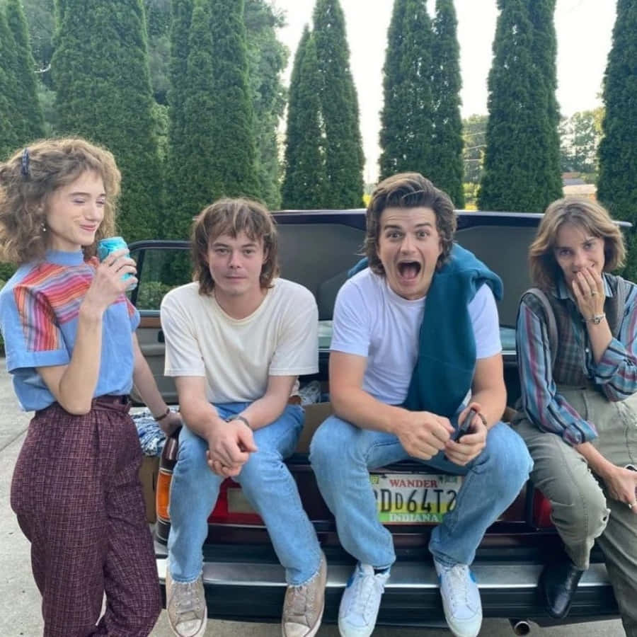 Cast Of Stranger Things Funny Reactions Picture