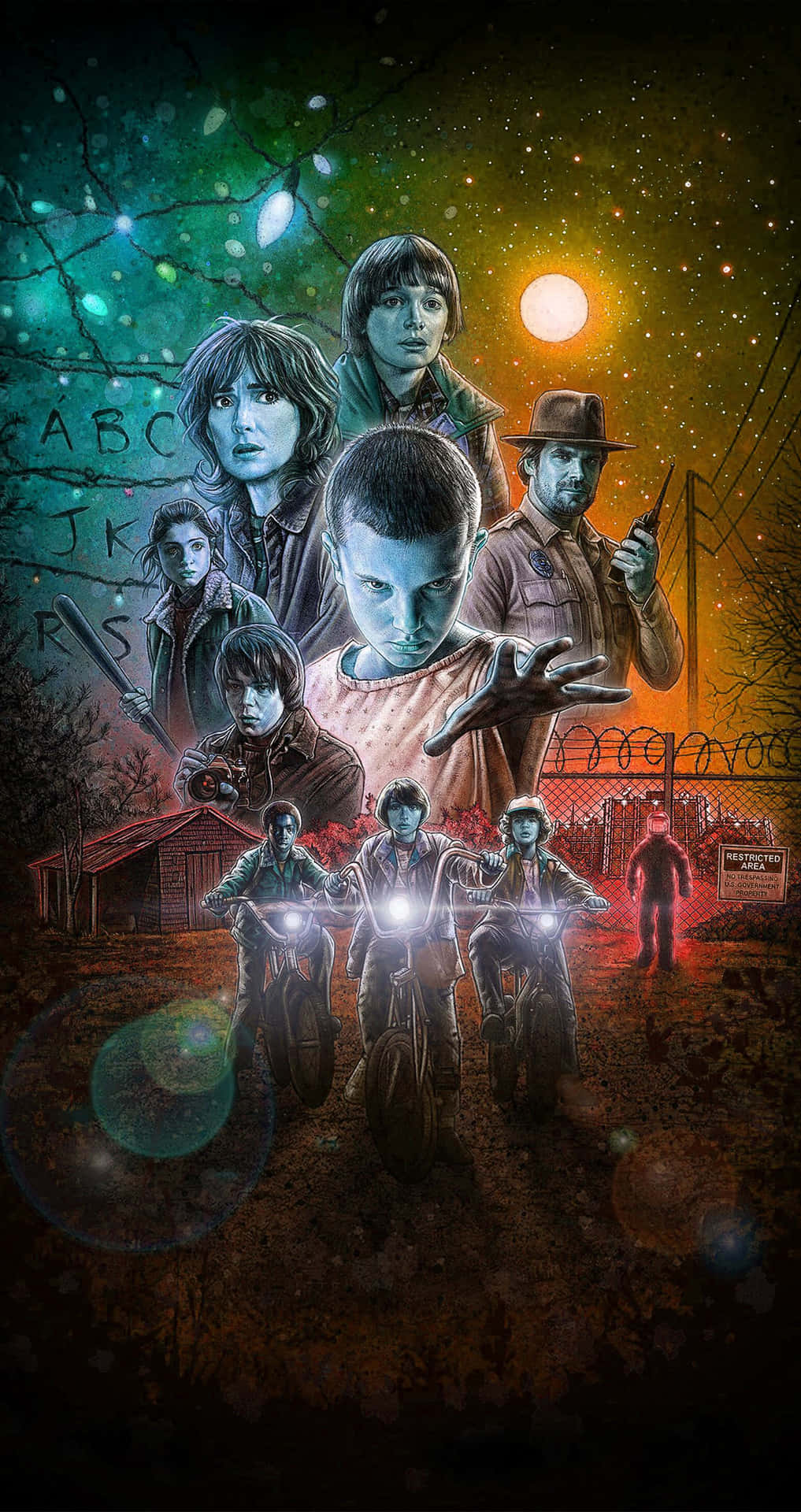 "Unlock the Upside Down with Stranger Things Girly!" Wallpaper