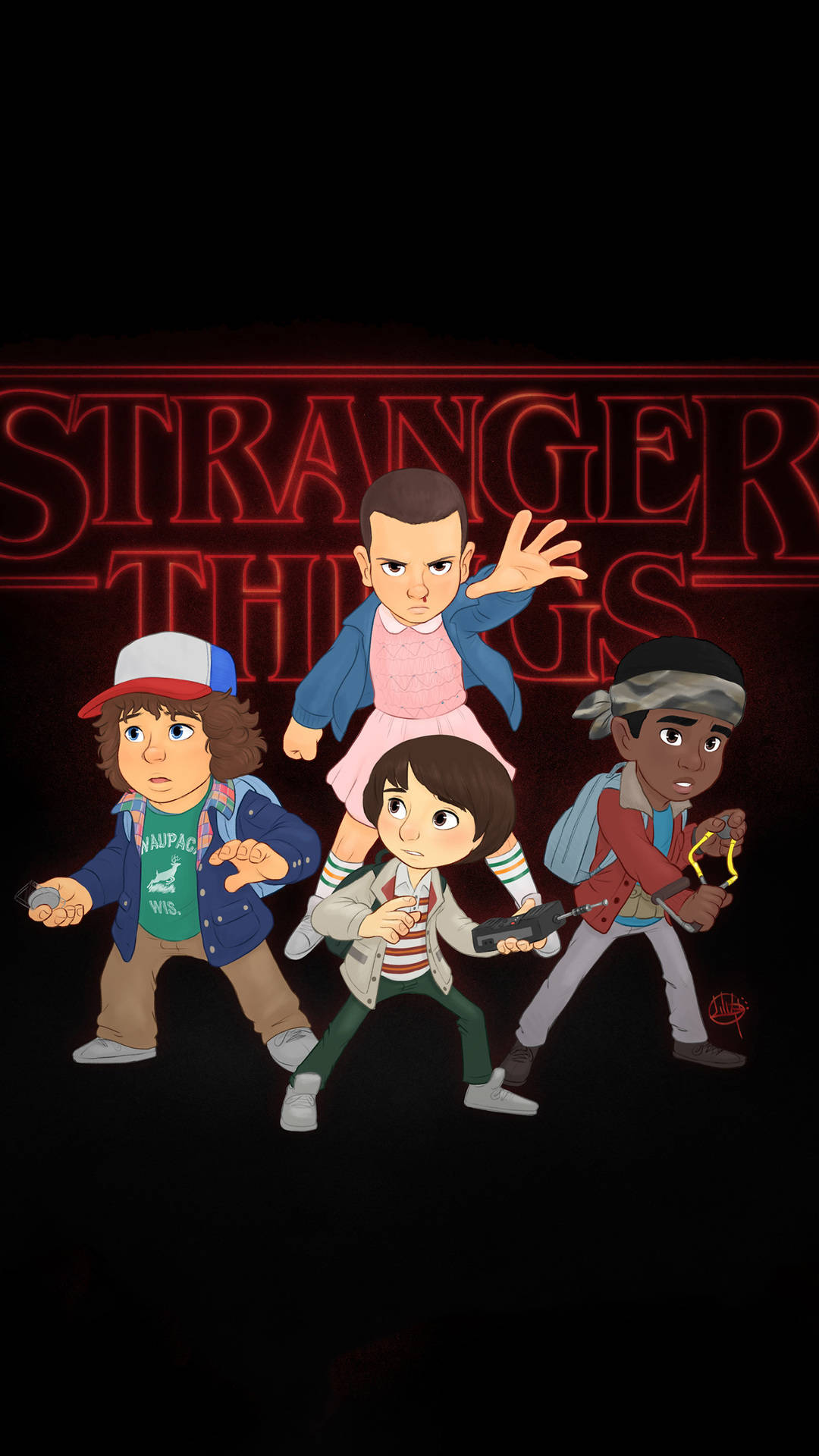 Life is full of surprises - explore the “Stranger Things” on your iPhone Wallpaper