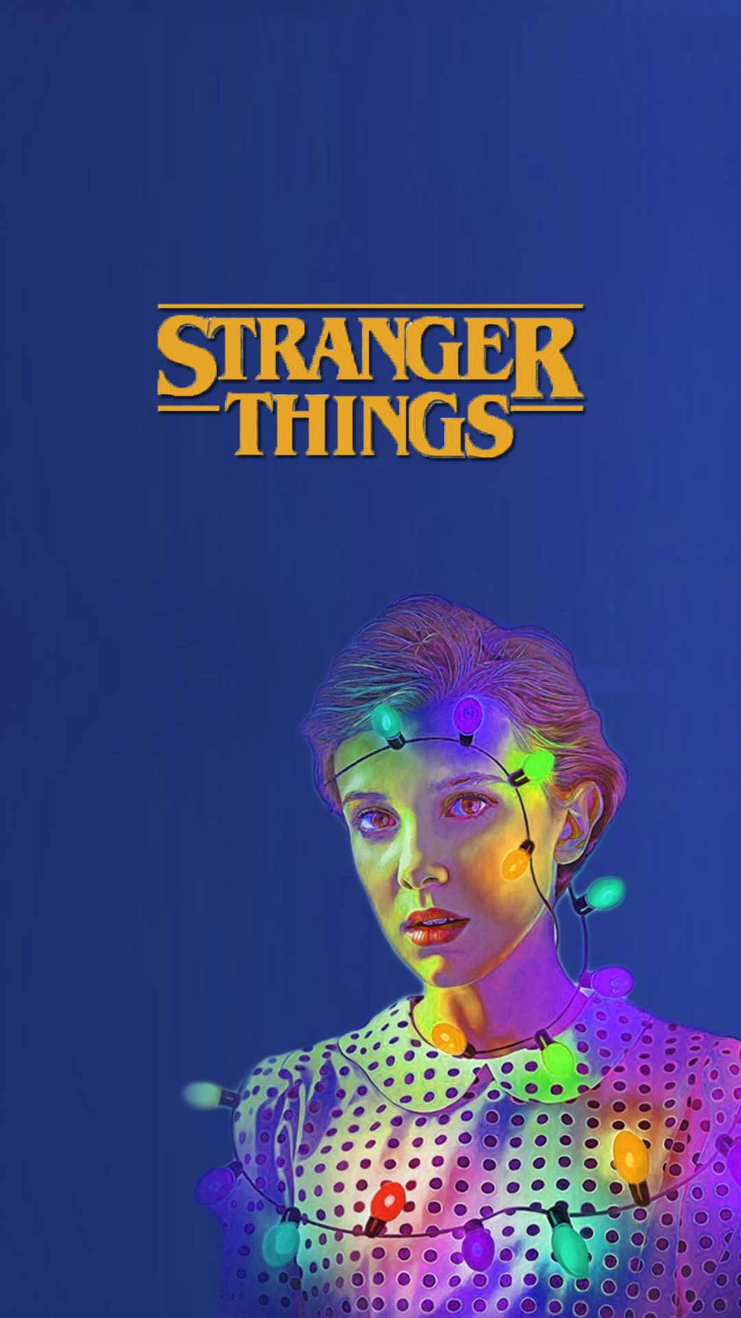 L'emozionedella Popolare Serie Di Netflix, Stranger Things, Ora Disponibile Sul Tuo Iphone Sfondo