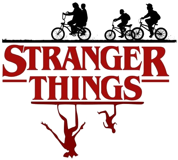 Stranger Things Logo Bikers PNG