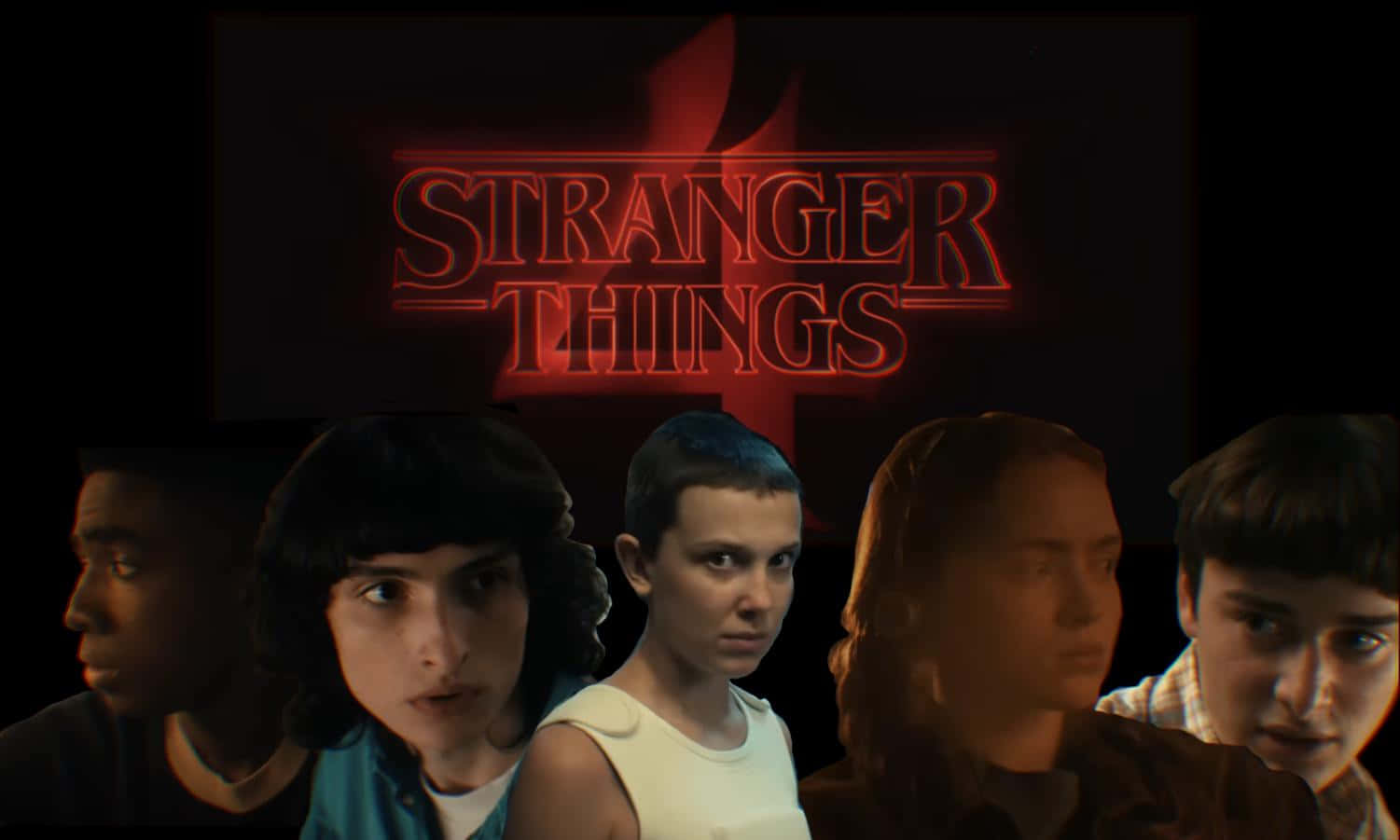 Pósterde Collage De La Temporada 4 De Stranger Things
