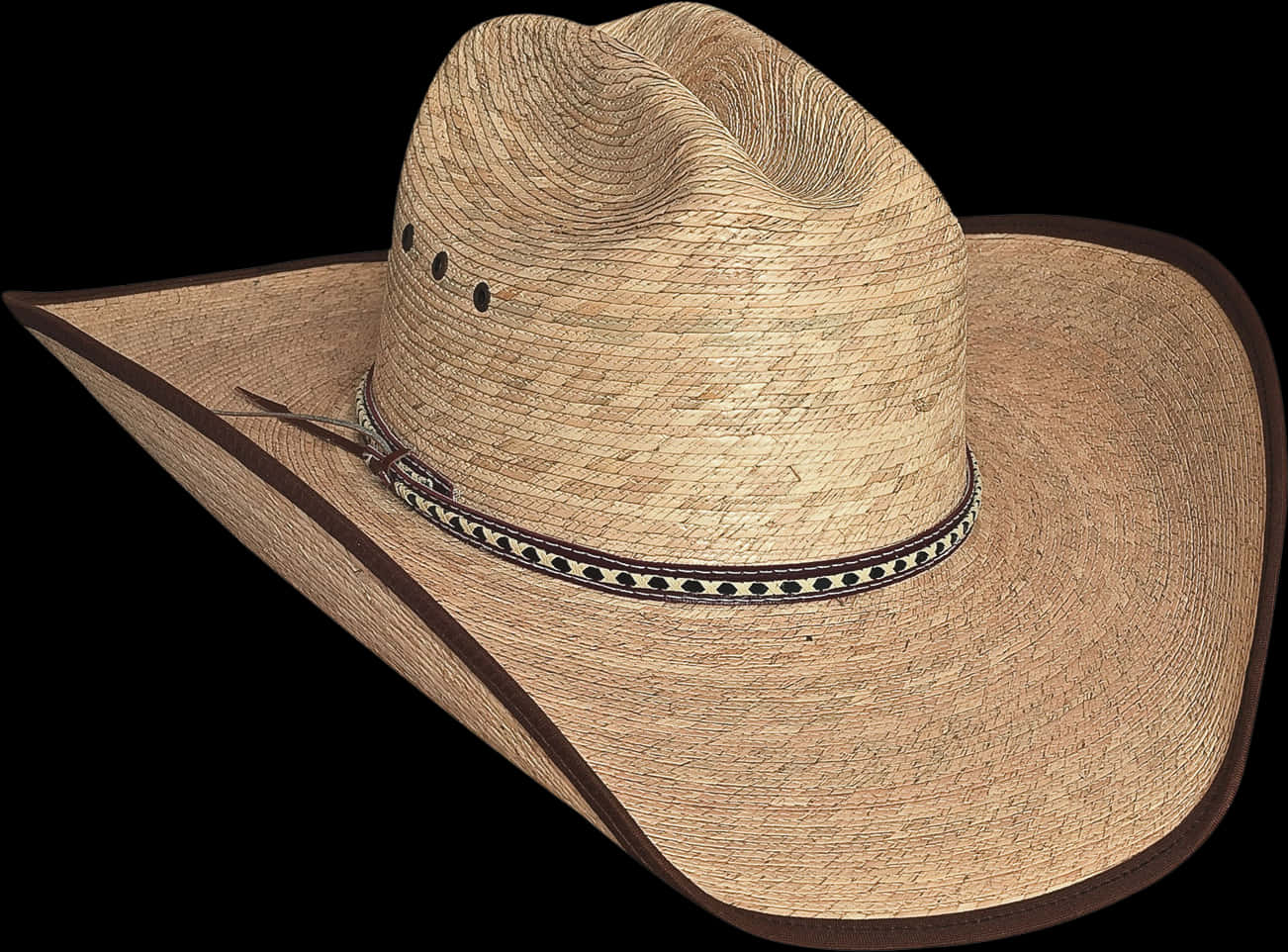 Straw Cowboy Hat Isolated PNG