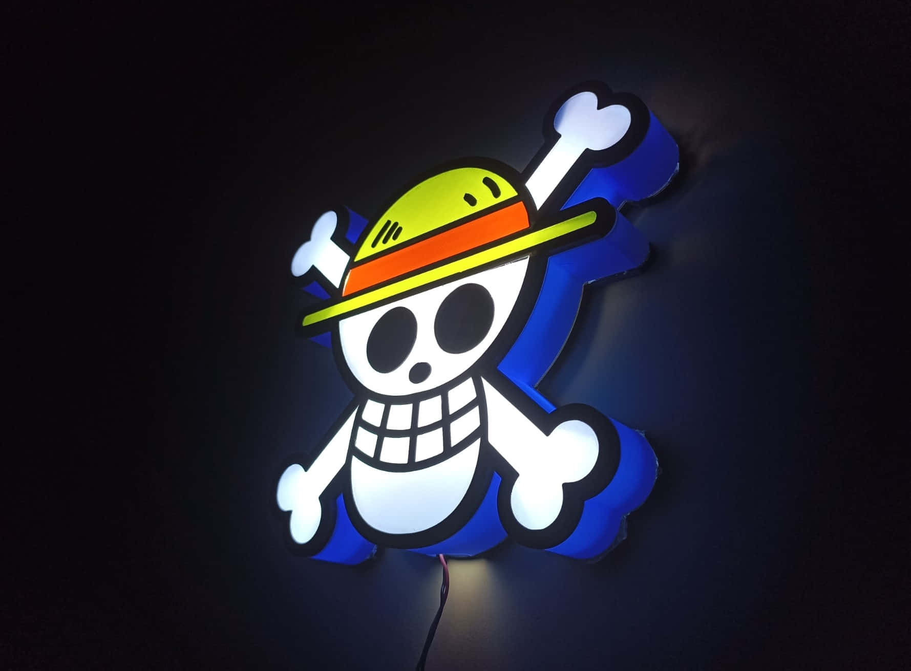 A colorful hat logo for the summer Wallpaper