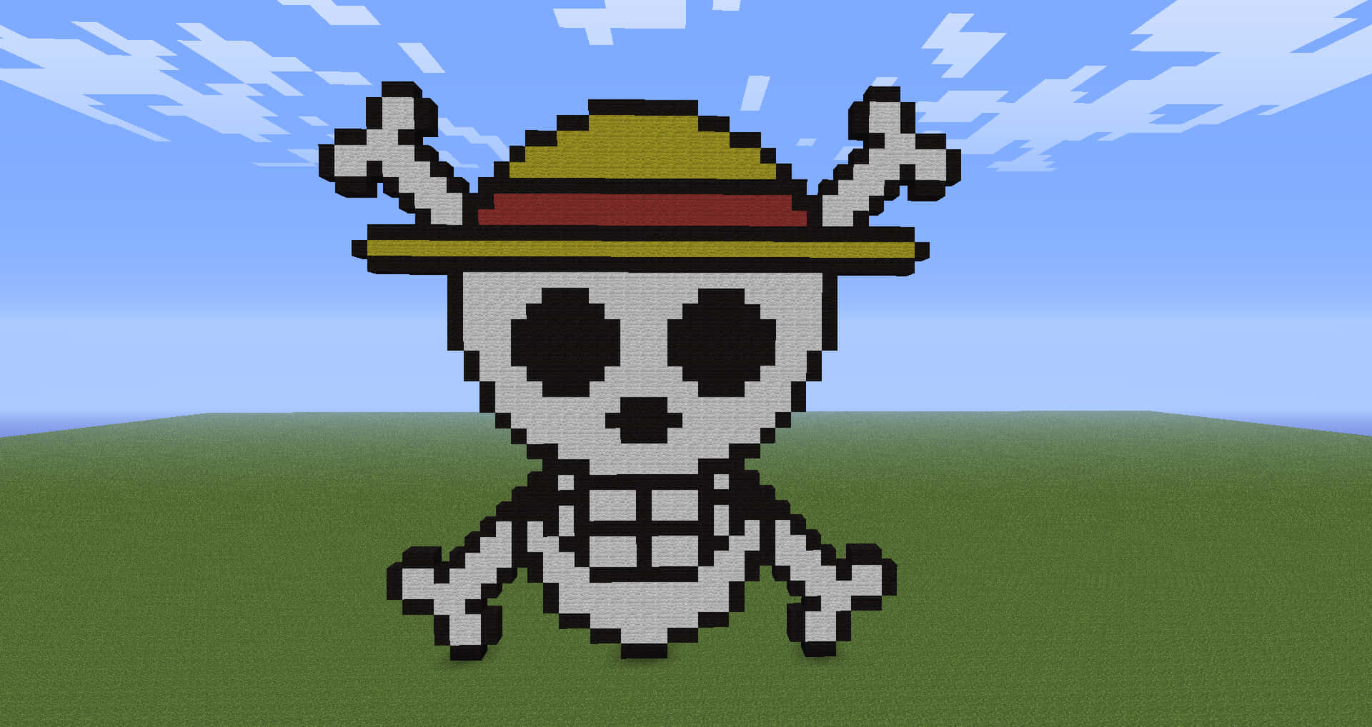 Et skelet iført en hat og en hat Wallpaper