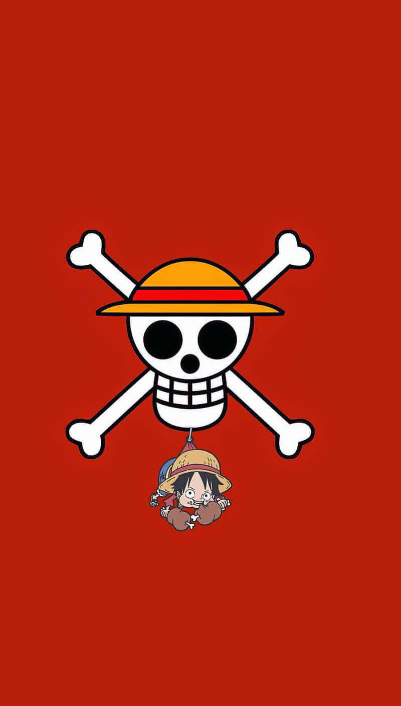 Show your style with the Straw Hat Logo Wallpaper