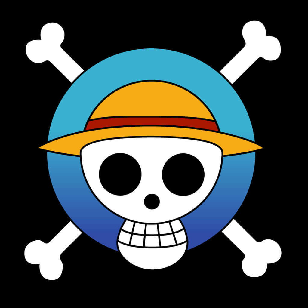 Straw Hat Logo: Playing in the sun! Wallpaper