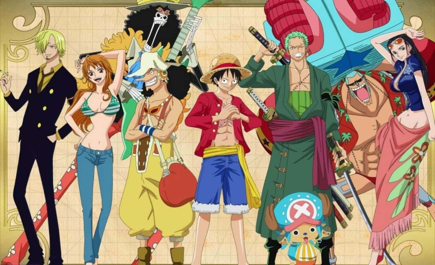 Join the Straw Hat Pirates Today! Wallpaper